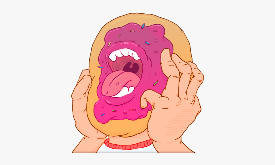 Donuts Clipart Donut Hole - Cartoon, Transparent Clipart
