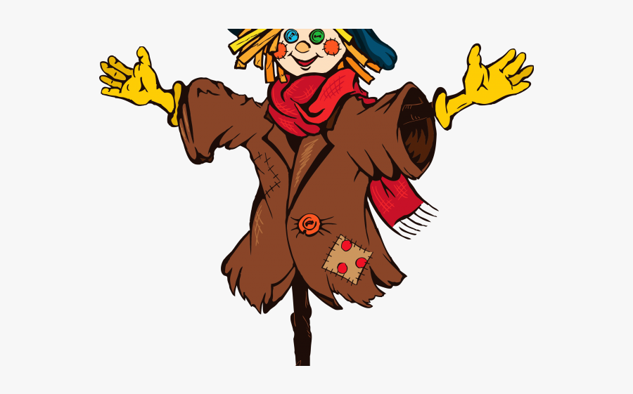 Scarecrow Clipart Vintage - Thanksgiving Clipart, Transparent Clipart