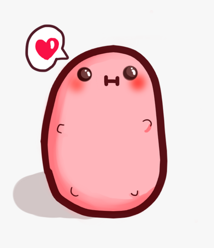 Potato Clipart Transparent Tumblr - Anime Potato, Transparent Clipart