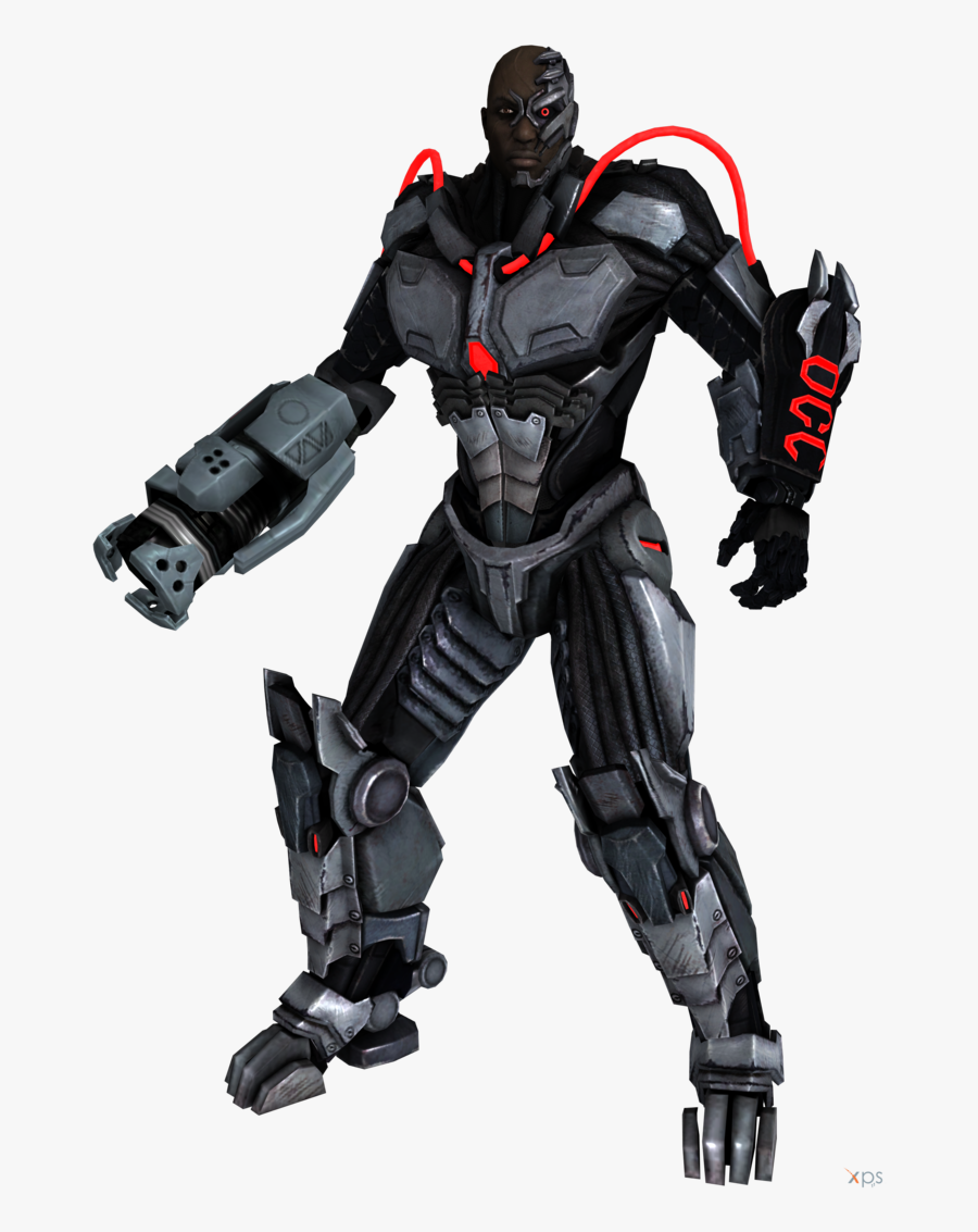 Gods Among Us Injustice 2 Cyborg Doomsday Bane - Injustice 1 Cyborg Concept Art, Transparent Clipart
