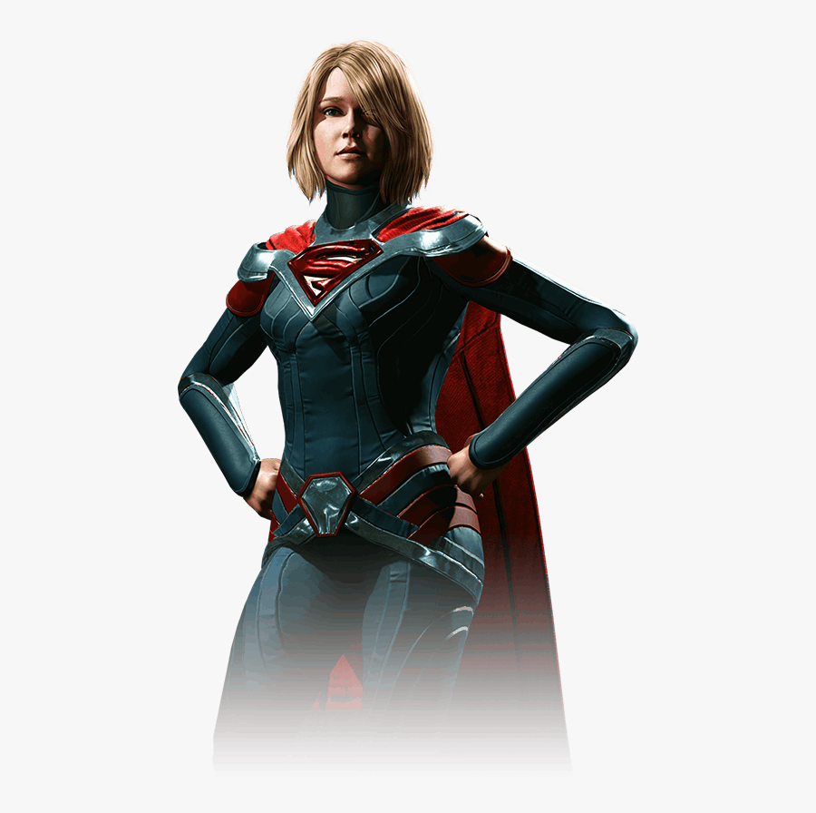 Transparent Injustice Clipart - Injustice 2 Supergirl Costume, Transparent Clipart