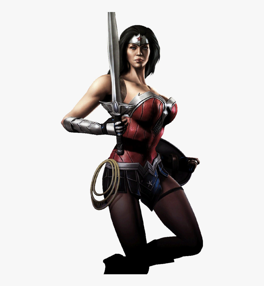 Injustice Wonder Woman Justice League - Wonder Woman, Transparent Clipart