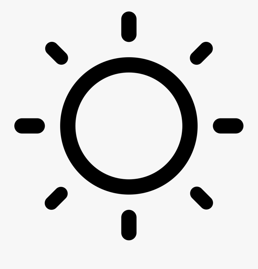Ultraviolet Rays - Brightness Icon Png, Transparent Clipart