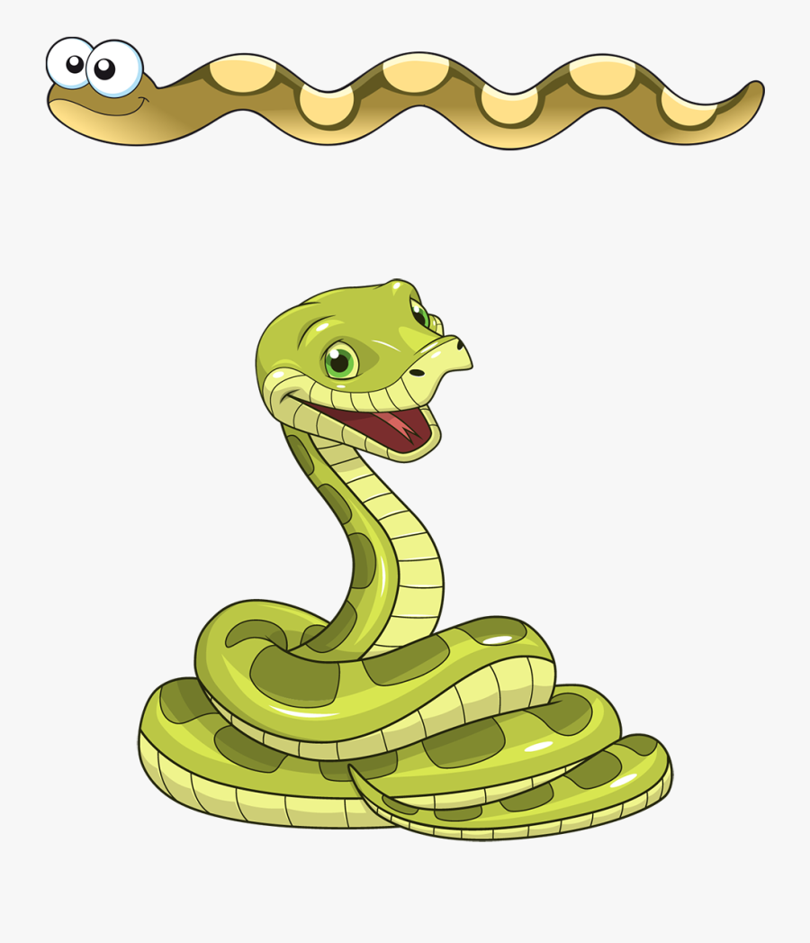 Clipart Snake Anaconda - Snake Gift, Transparent Clipart