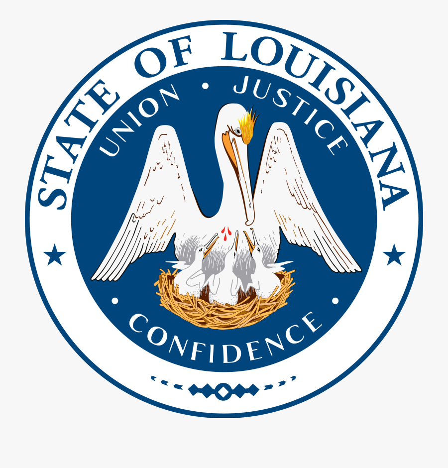 Gov Explore Color Seal - Seal Of Louisiana, Transparent Clipart
