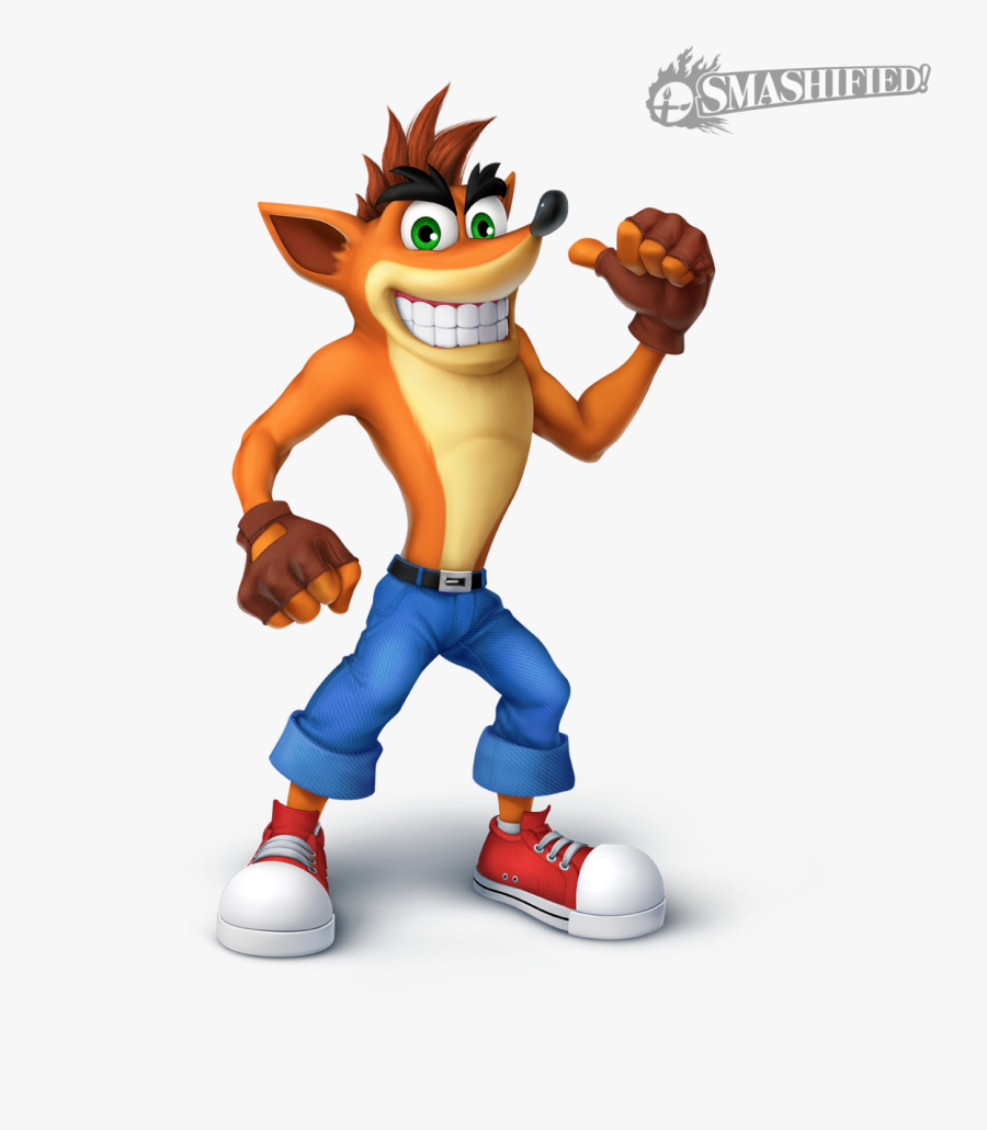 Transparent Blank Check Clipart - Crash Bandicoot Smashified Transparent, Transparent Clipart