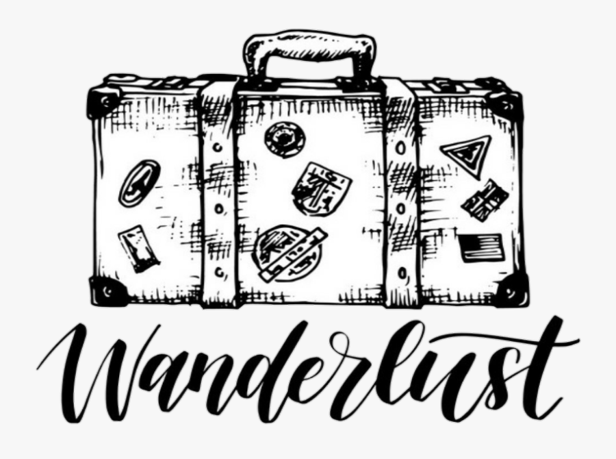 Transparent Vacation Clipart Black And White - Travel And Wanderlust Illustration, Transparent Clipart