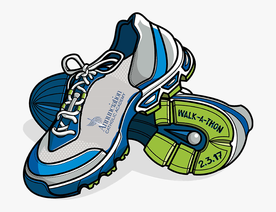 Walk A Thon Clipart - Running Shoes, Transparent Clipart
