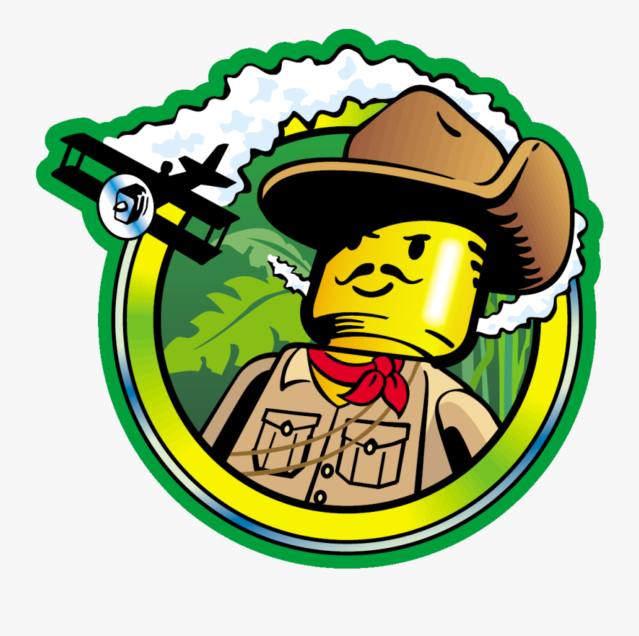 Adventurers Carmichael Seventh Day - Lego Johnny Thunder Logo, Transparent Clipart