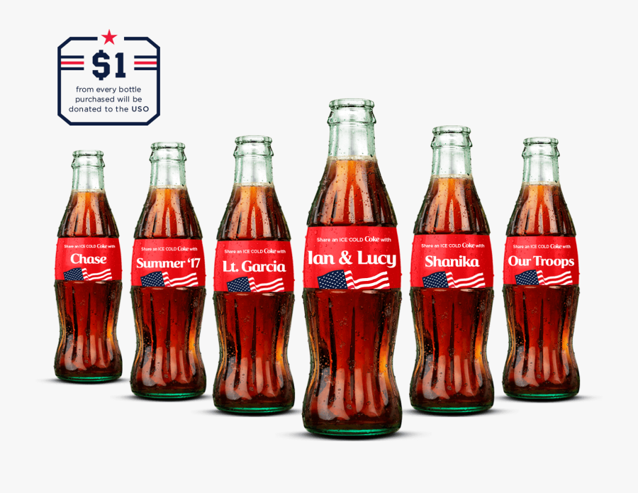 Uso Personalized Coke Bottles Or Cans Share A Coke - Share A Coke Png, Transparent Clipart