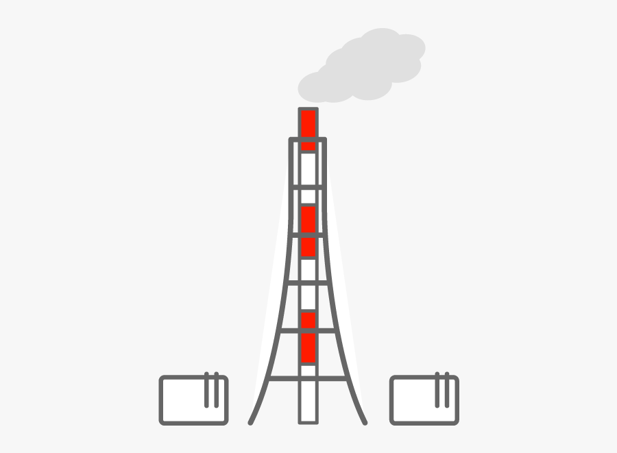 Thermal Power Plant Icon, Transparent Clipart