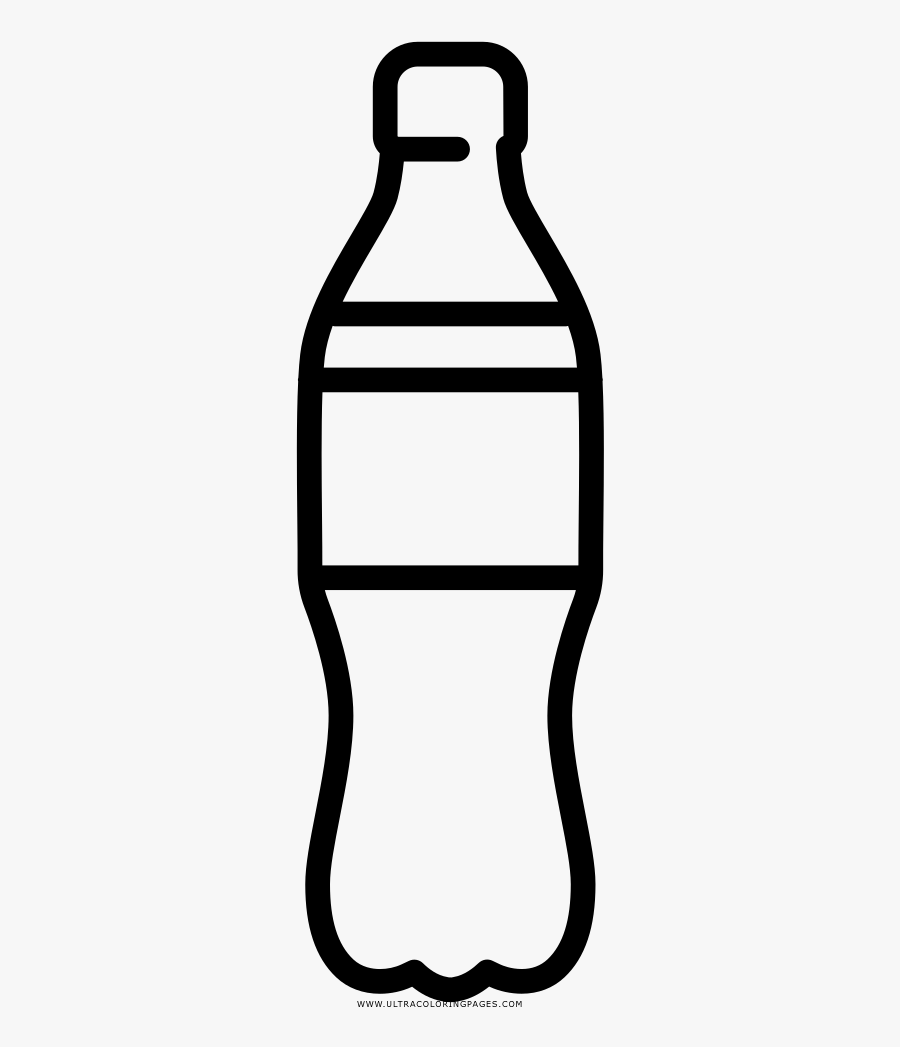 Soda Coloring Page, Transparent Clipart