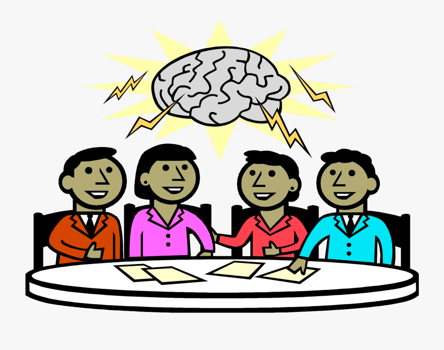 Think Pair Share Clipart - Brainstorming Clipart, Transparent Clipart