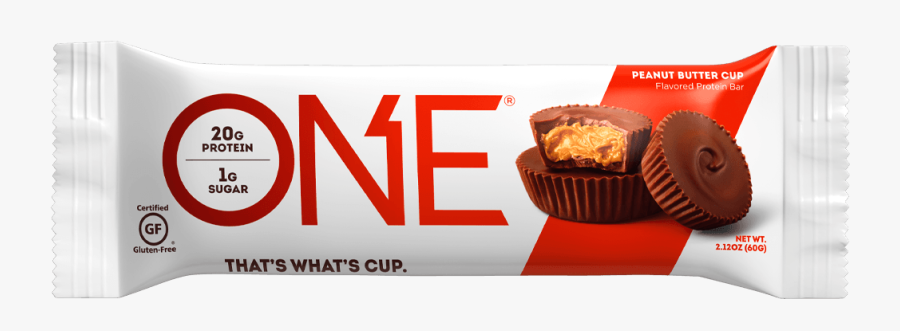 Peanut Butter Cup - One Bar Peanut Butter Cup, Transparent Clipart