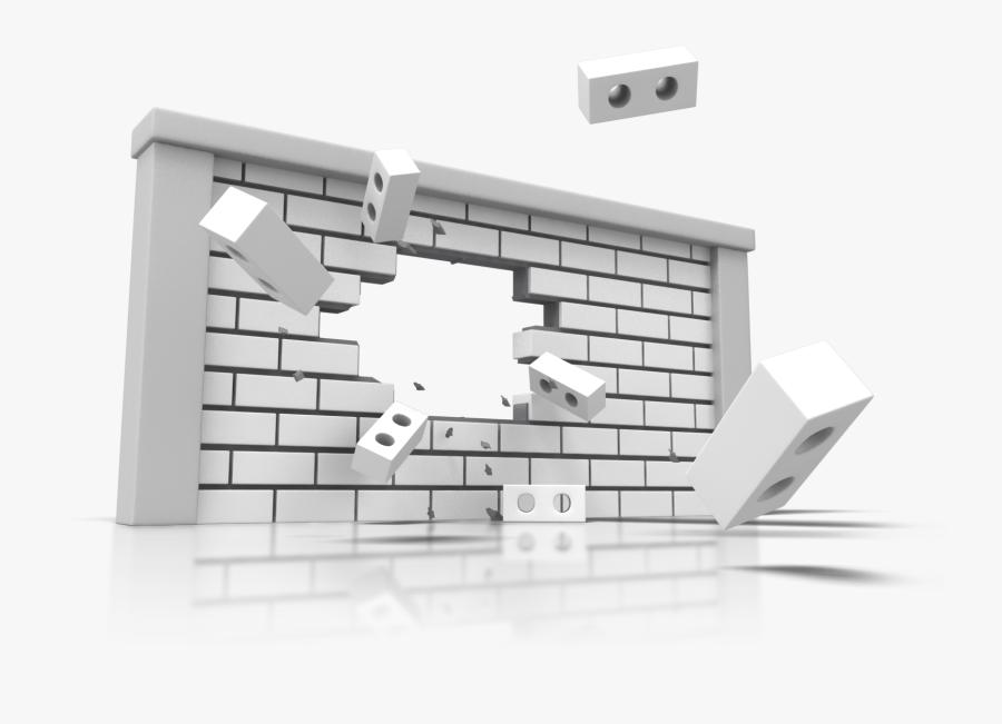 Broken Brick Wall Png For Kids - Portable Network Graphics, Transparent Clipart