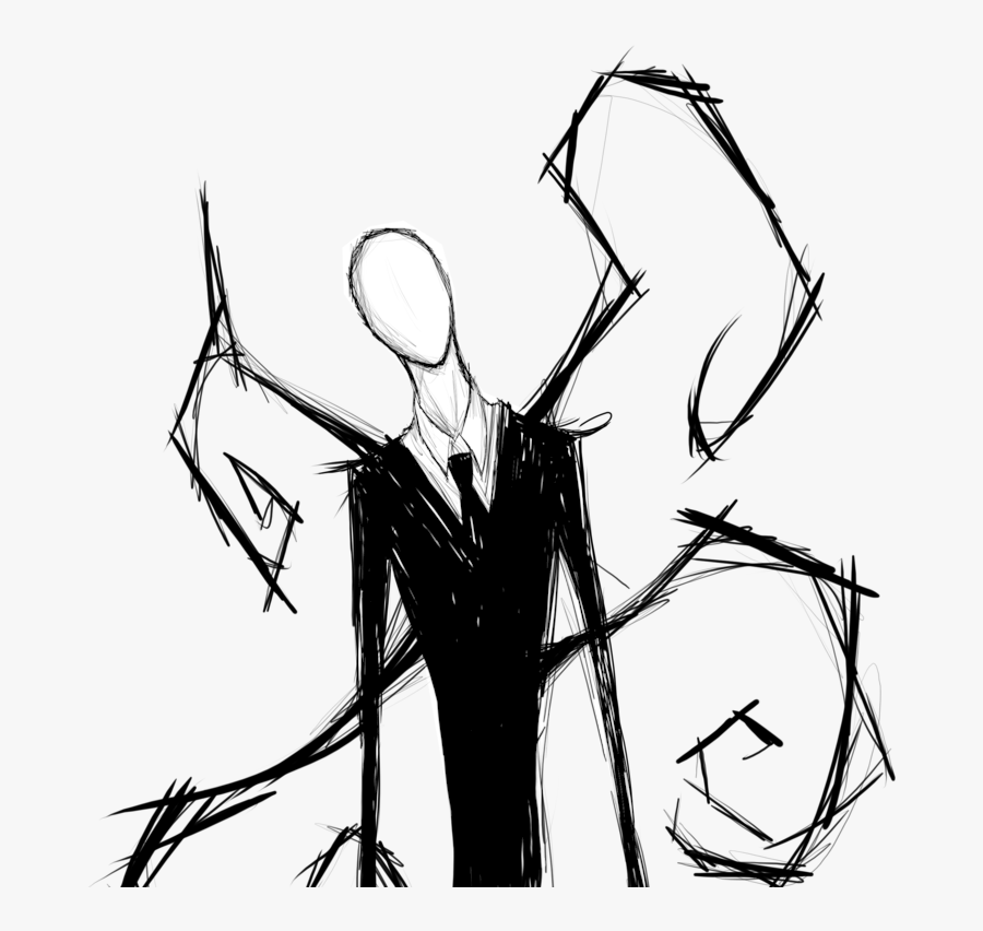 Collection Of Free Doll Drawing Broken Download On - Slender Man Png, Transparent Clipart
