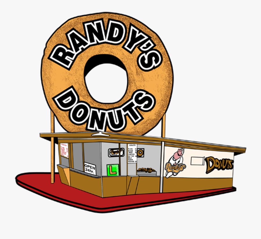 Randy's Donuts Logo Png, Transparent Clipart