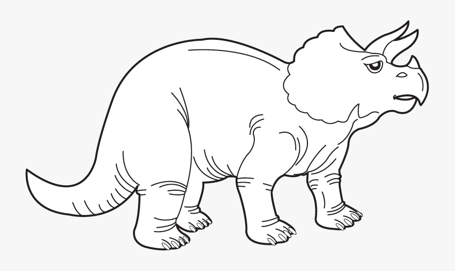 Image Of Cute Dinosaur - Cartoon, Transparent Clipart