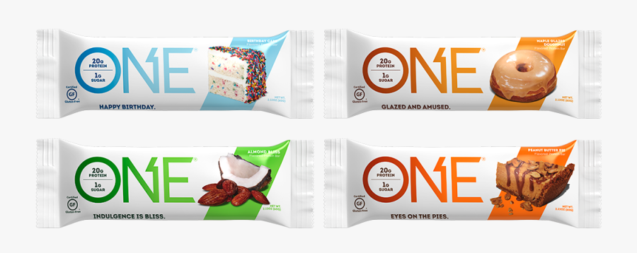 Best Sellers Variety Pack - One Bar Protein Bar, Transparent Clipart
