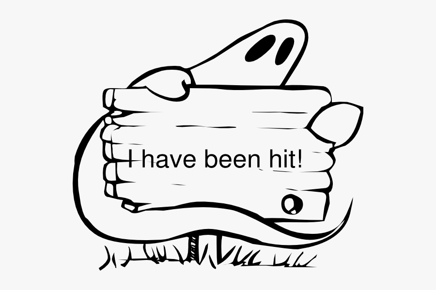 Clip Art Phantom Clipart - Sign Board Coloring Pages, Transparent Clipart