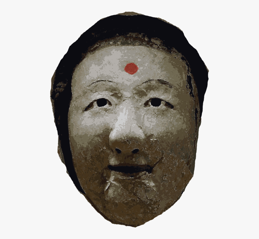 Head,masque,mask - Korean Shamanism Mask, Transparent Clipart