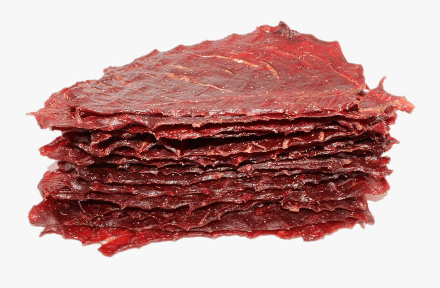Piled Up Slices Of Beef Jerky - Beef Jerky Png, Transparent Clipart