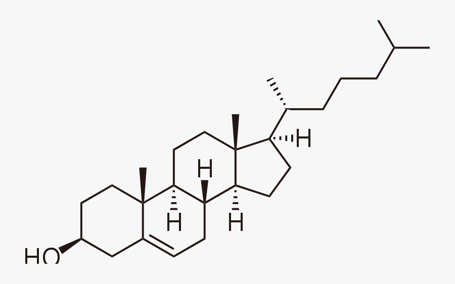 Structure Of Cholesterol, Transparent Clipart