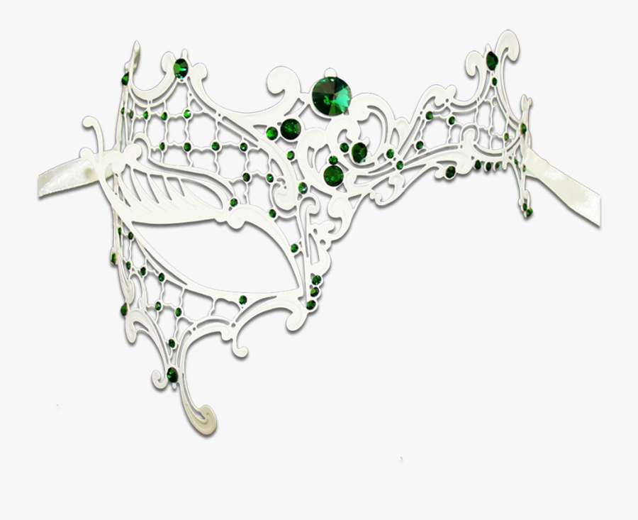 White Series Signature Phantom Of The Opera Venetian - Tiara, Transparent Clipart