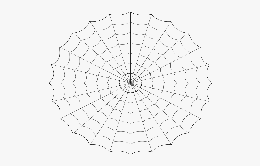 Telaraña Para Colorear, Transparent Clipart