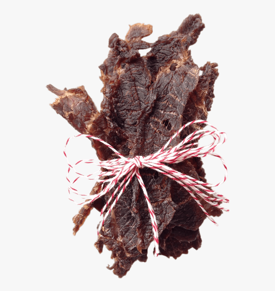 Strips Of Beef Jerky Tied Together - Jerky, Transparent Clipart