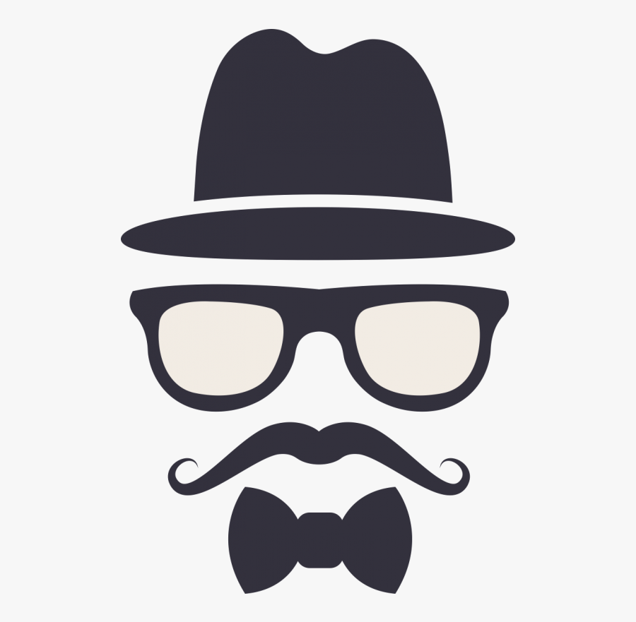 Beard Vector Glasses Graphics Hq Image Free Png Clipart - Vektor Kumis Png, Transparent Clipart