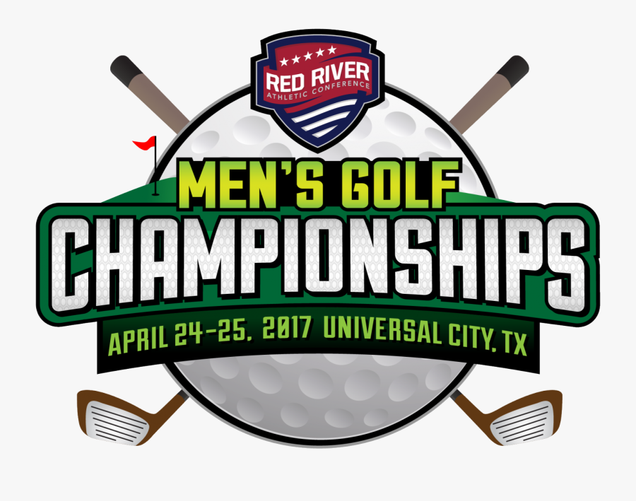 Golf Clip Mens - Red River Athletic Conference, Transparent Clipart