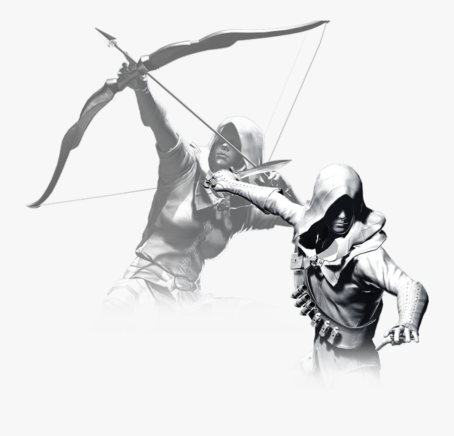 Drawing Katana Assassin - Illustration, Transparent Clipart