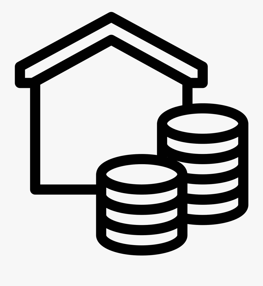Mortgage Icon, Transparent Clipart