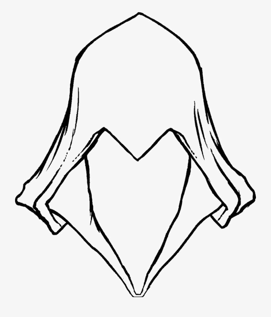 Clip Art Library Kisekae Prop Assassin S Hood By Zebuta - Assassin's Creed Hood Logo, Transparent Clipart