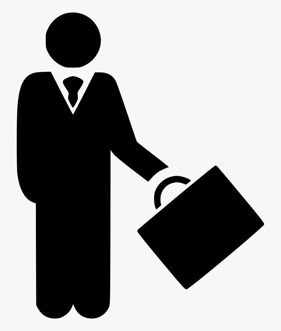 Clip Art,black And - Man Employee Icon Png, Transparent Clipart