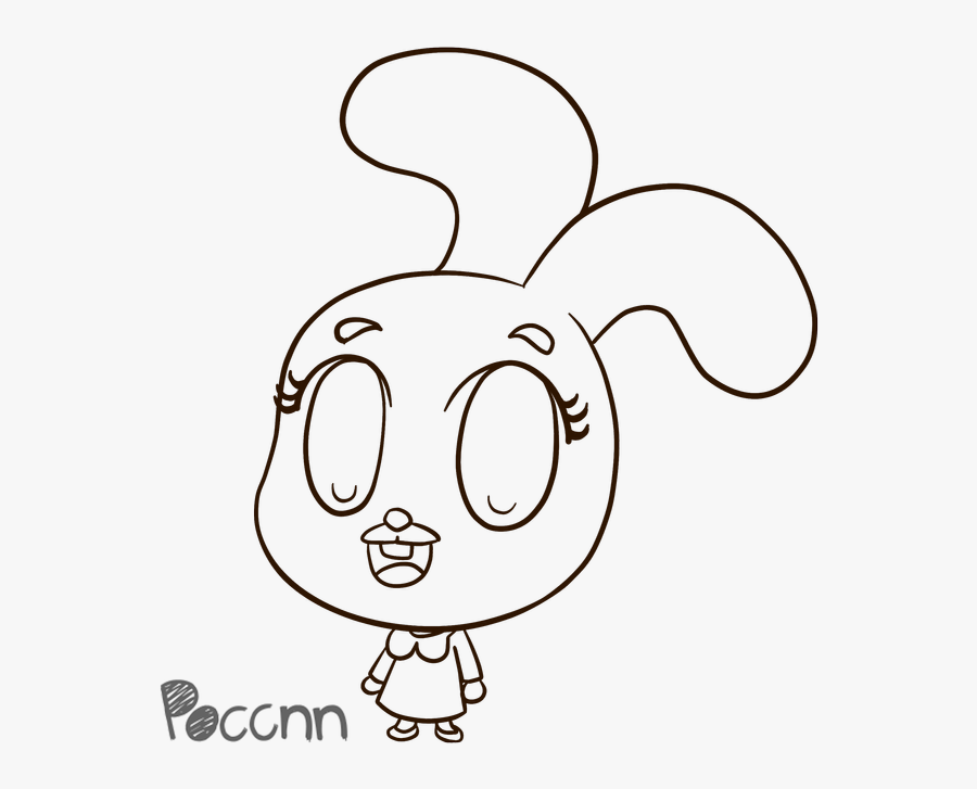 Gumballs Lineart - Cartoon, Transparent Clipart
