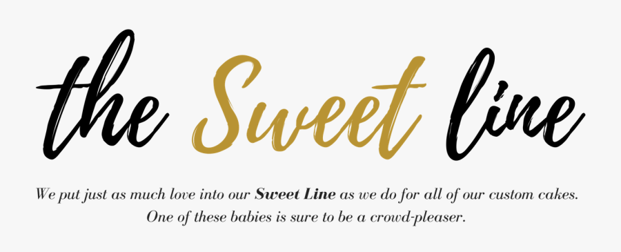 Sweet Line - Calligraphy, Transparent Clipart
