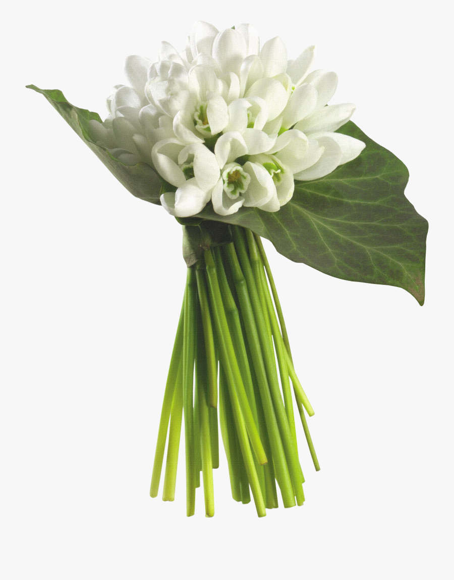 White Bouquet Png - Jasmine And Lily Flower Bouquets, Transparent Clipart