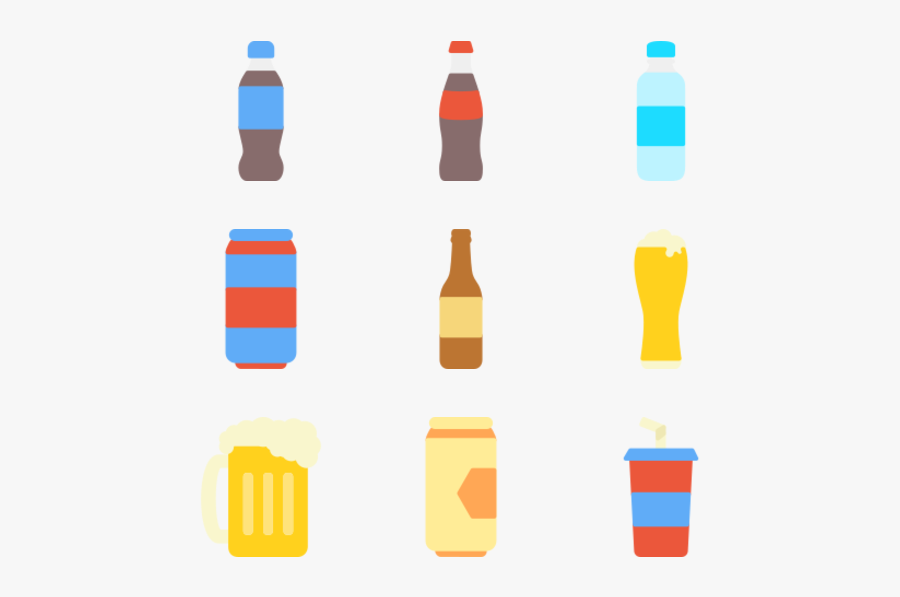Beverages - Plastic Bottle, Transparent Clipart