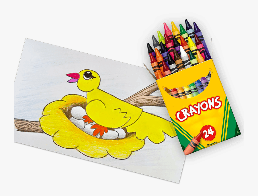 Box Of Crayons Png, Transparent Clipart