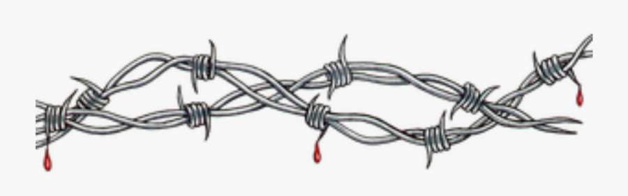 #cyber #punk #cyberpunk #metal #steel #wire #barbedwire - Barb Wire Sketch, Transparent Clipart