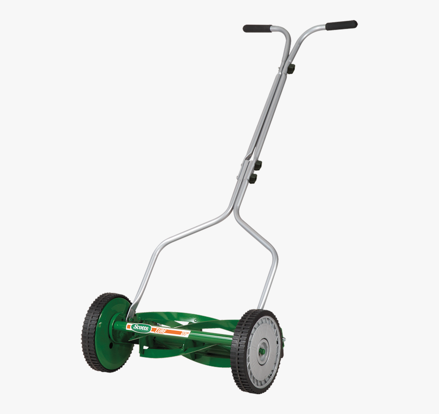 Motorless Push Mower, Transparent Clipart