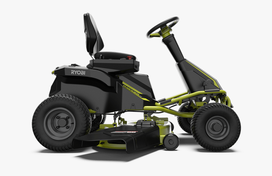Lawnmower Vector Riding Mower - Ryobi Electric Riding Mower, Transparent Clipart