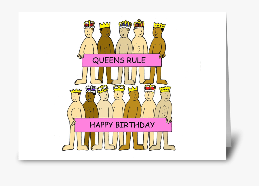 Queens Rule, Happy Birthday - Joyeux Anniversaire Ma Reine, Transparent Clipart