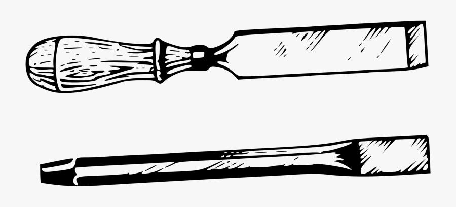 File Chisels Psf Svg Picture Black And White - Wood Chisel Clip Art, Transparent Clipart