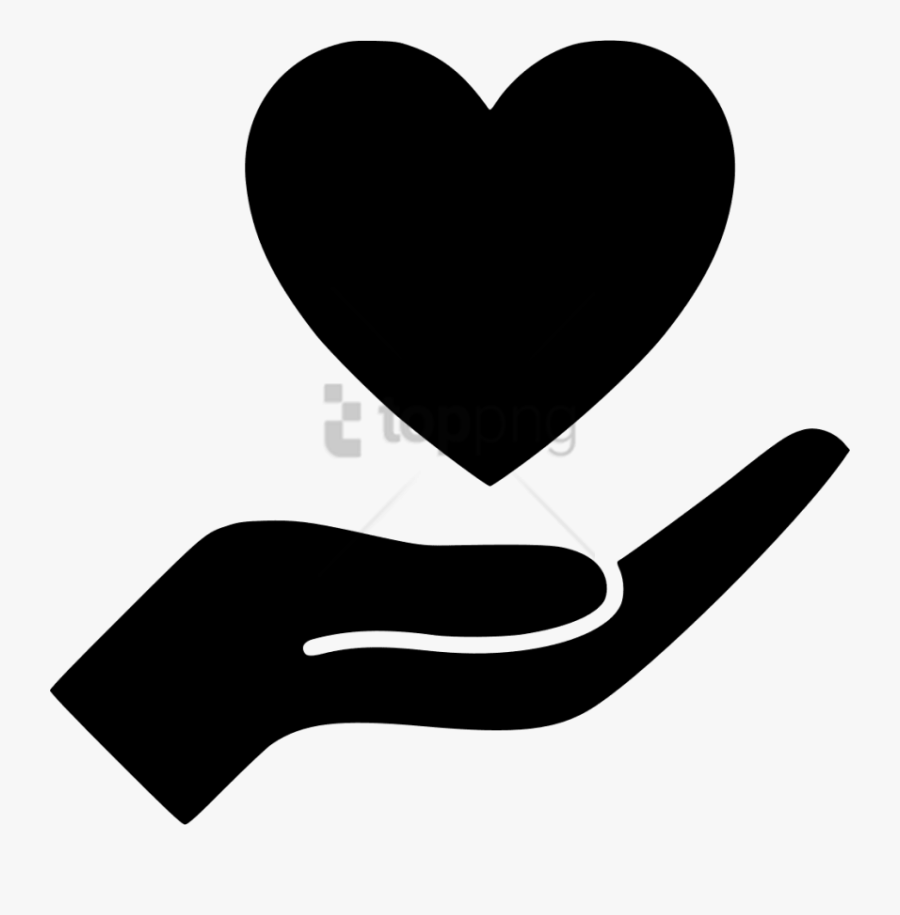 Heart In Hand Png - Hand Png Icon Free, Transparent Clipart