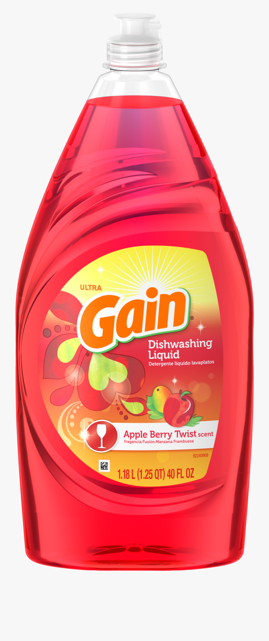 Gain Ultra Liquid Dish - Dishwashing Liquid, Transparent Clipart
