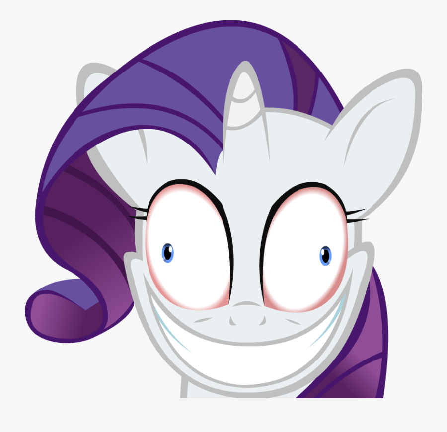 Kingdavidlee, Bloodshot Eyes, Faic, Insanity, Rarisnap, - Mlp Crazy Rarity, Transparent Clipart