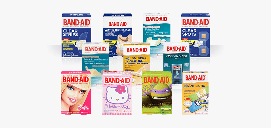 Our Product Line Band - Hello Kitty Band Aids, Transparent Clipart